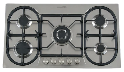 La Germania Built-in 90cm Hob – 5 burners – Stainless Steel – (P9101D9X)