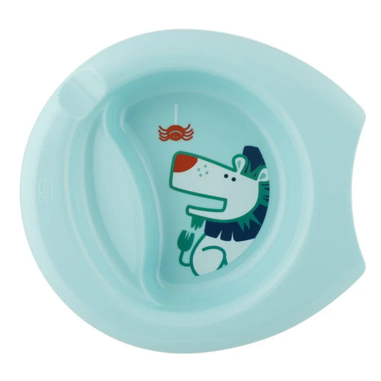Easy Grip Dinner Plate 6m + Baby Chicco