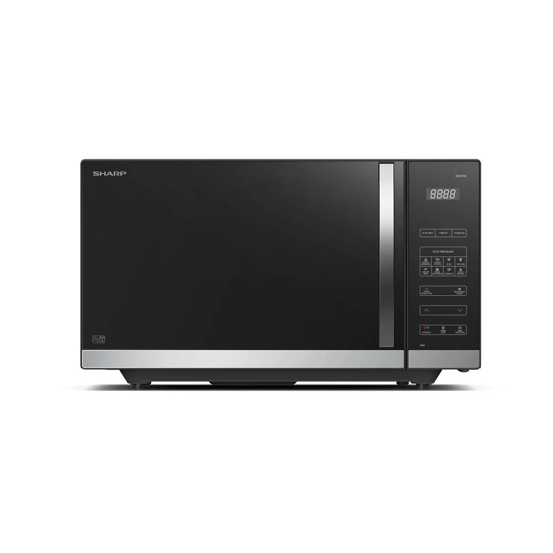 Sharp 30L Inverter Microwave Oven – Flat Black Design
