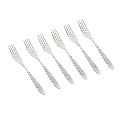 Royalford Stainless Steel Cutlery Set 25 PCS with stand |durable, rust resistant construction with a polished finish, ergonomic design and organized storage