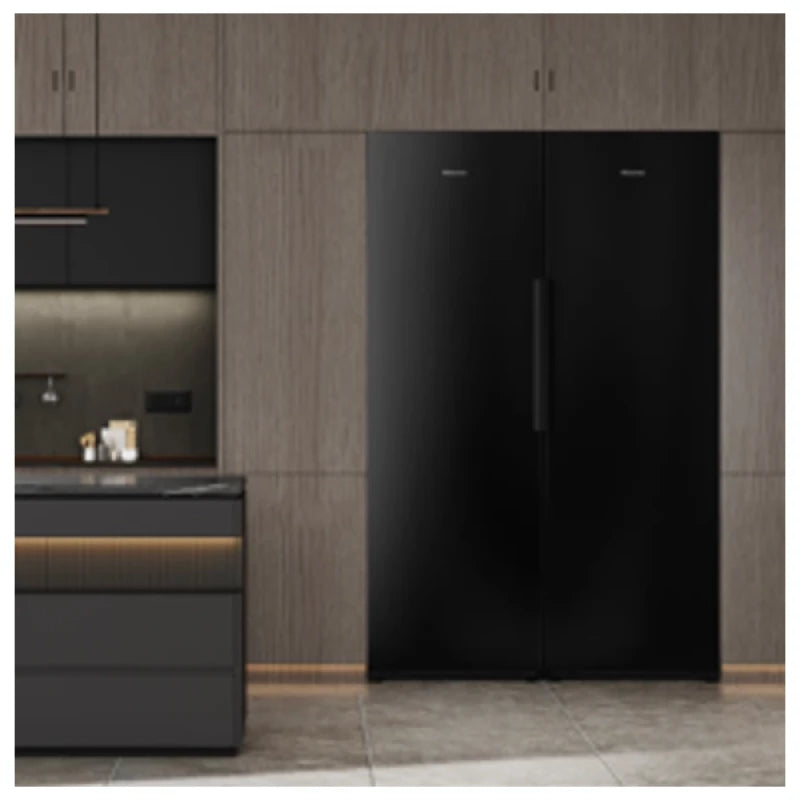 Hisense 25 Cu. Ft. French Door Refrigerator Black, Total No Frost, KitchenFit Design
