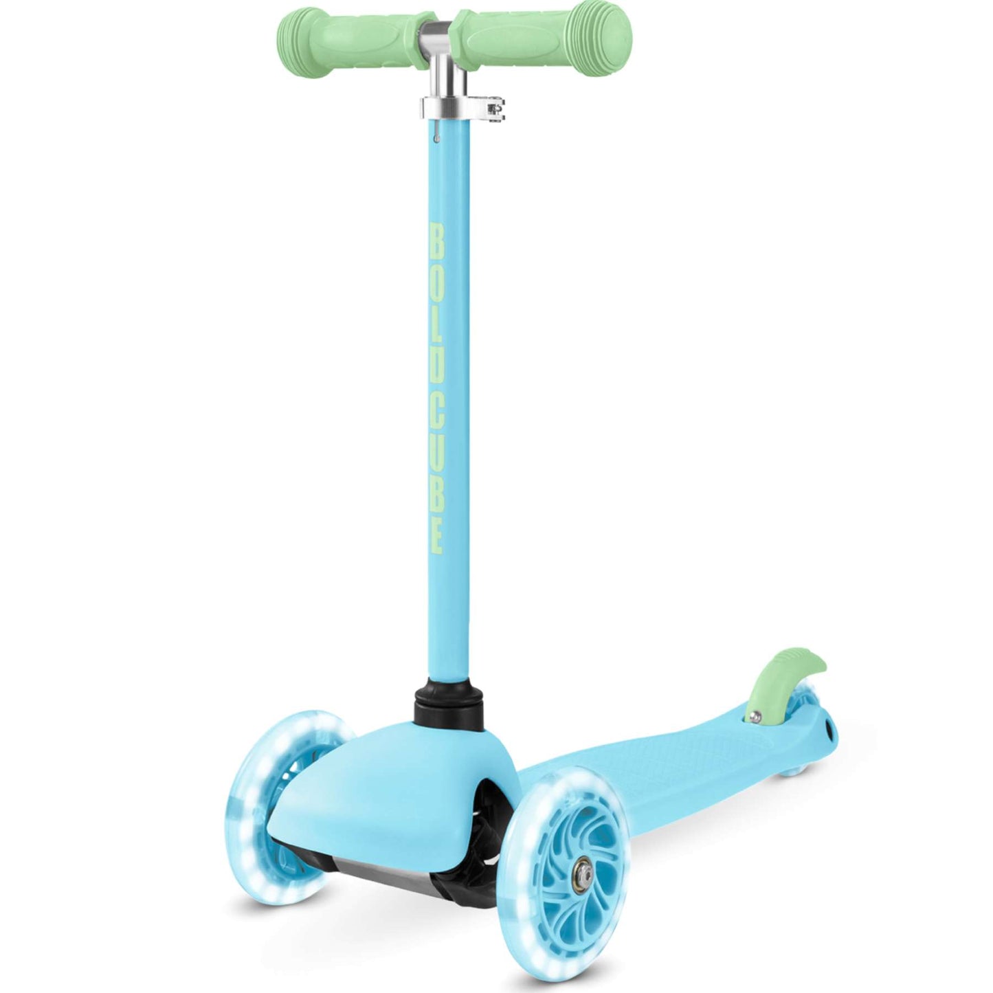 Bold Cube Teeny Blue 3-Wheel Kids Scooter lightweight and safe for toddlers and young children