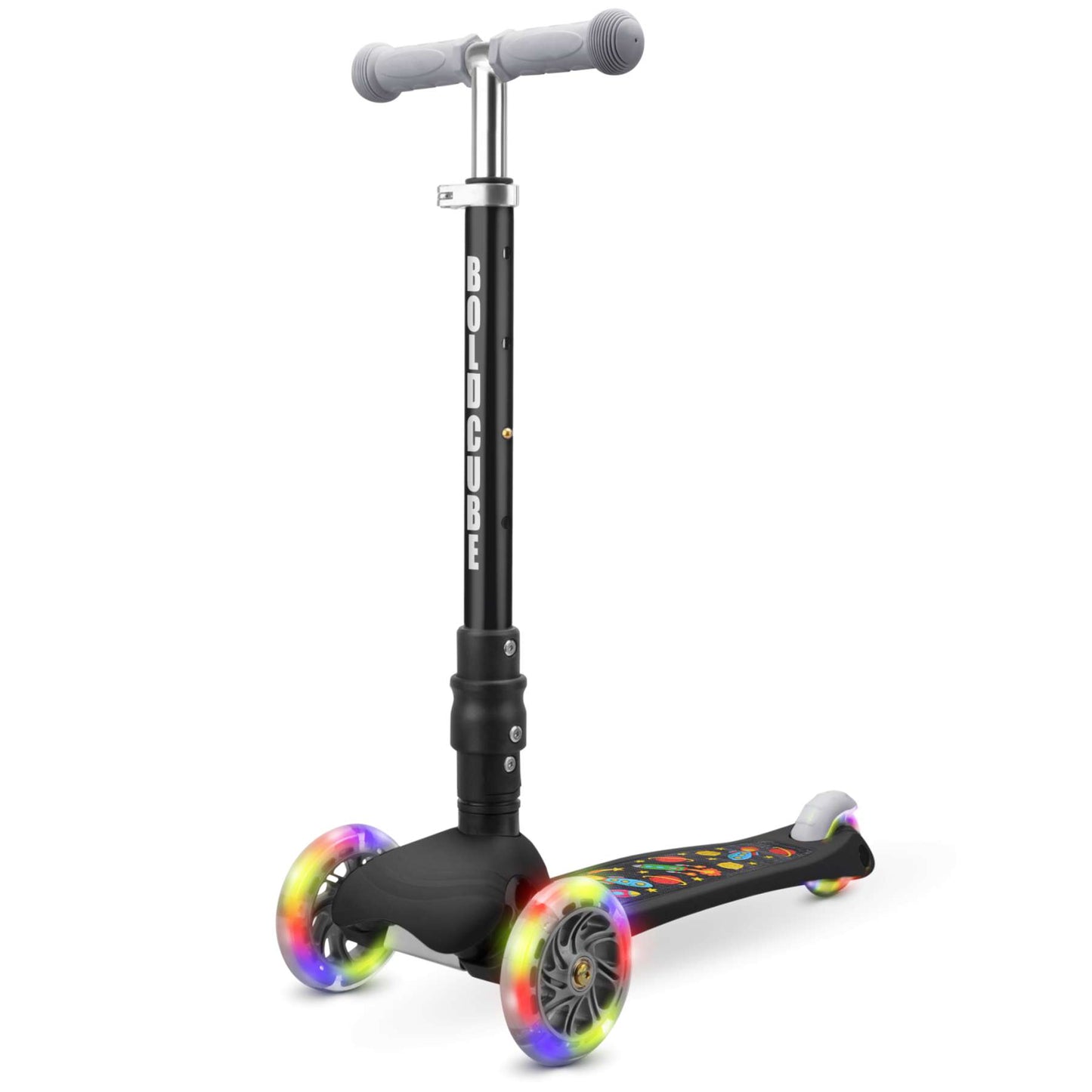 Boldcube – Three Wheel Scooter Teeny | Rocket Black | Ages 3-8