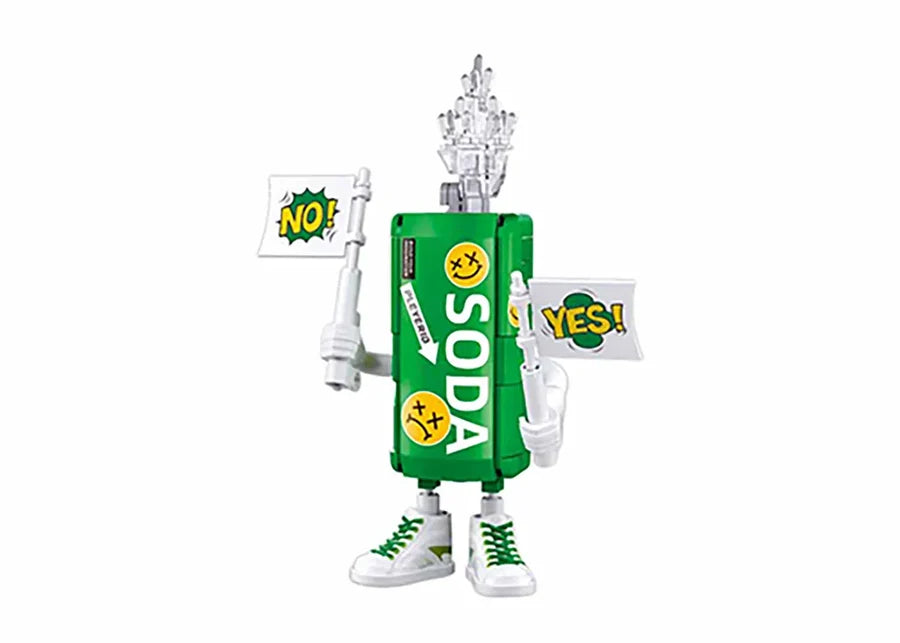 Sluban Beverage Man Display Set M38-B1123A | 983 Pieces Building Blocks