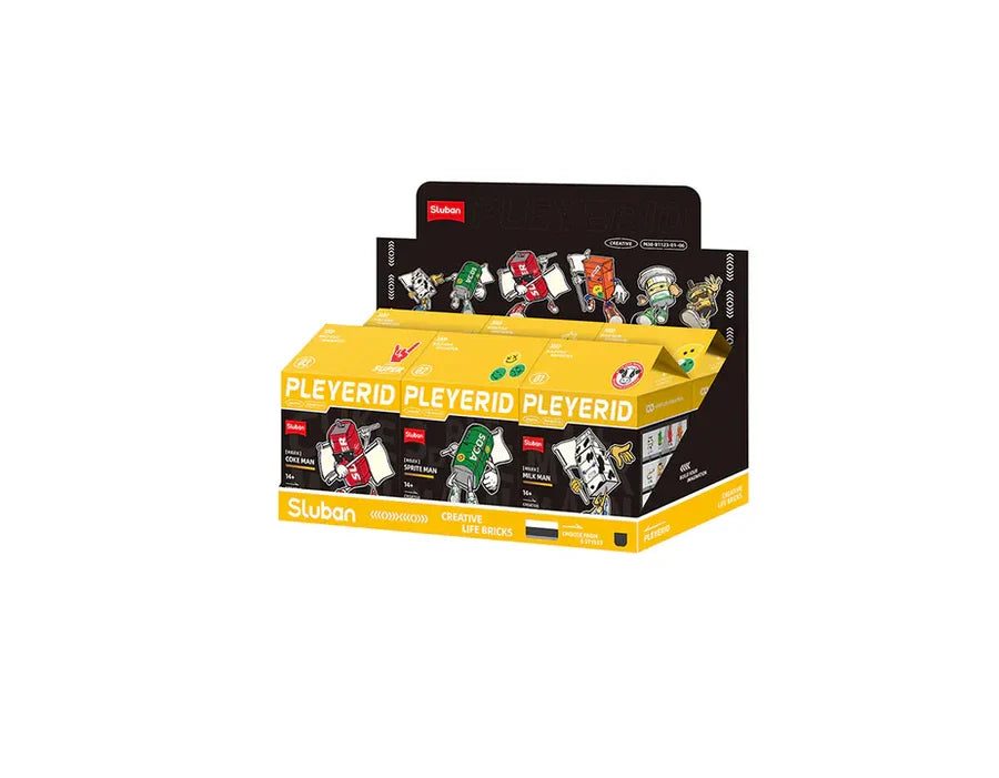 Sluban Beverage Man Display Set M38-B1123A | 983 Pieces Building Blocks