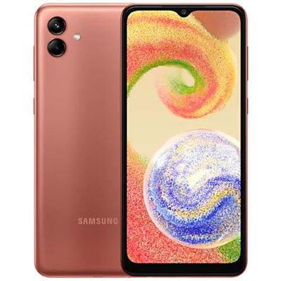 SAMSUNG Galaxy A04 6.5 "4GB RAM 64GB - أسود ، أبيض ، نحاسي