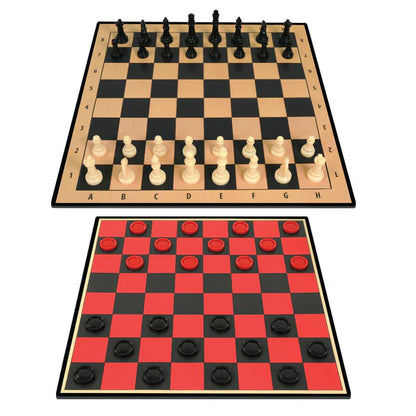 Ambassador - 2 in 1 Chess & Checkers | Classic Games