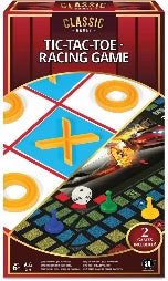 Ambassador – Classic Games 2-in-1 Racing Game & Tic-Tac-Toe (Basic)