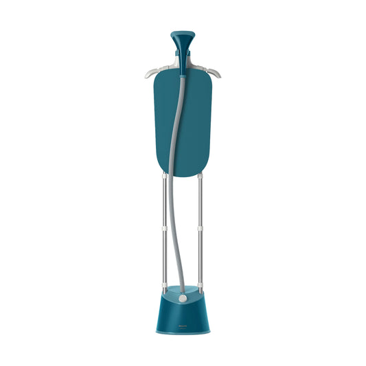 Philips Garment Steamer 1000 Series - 1800W, 1.8L Detachable Tank, 3 Steam Setting, 36 g/min, Integrated Stylemat, Blue - STE1040/26