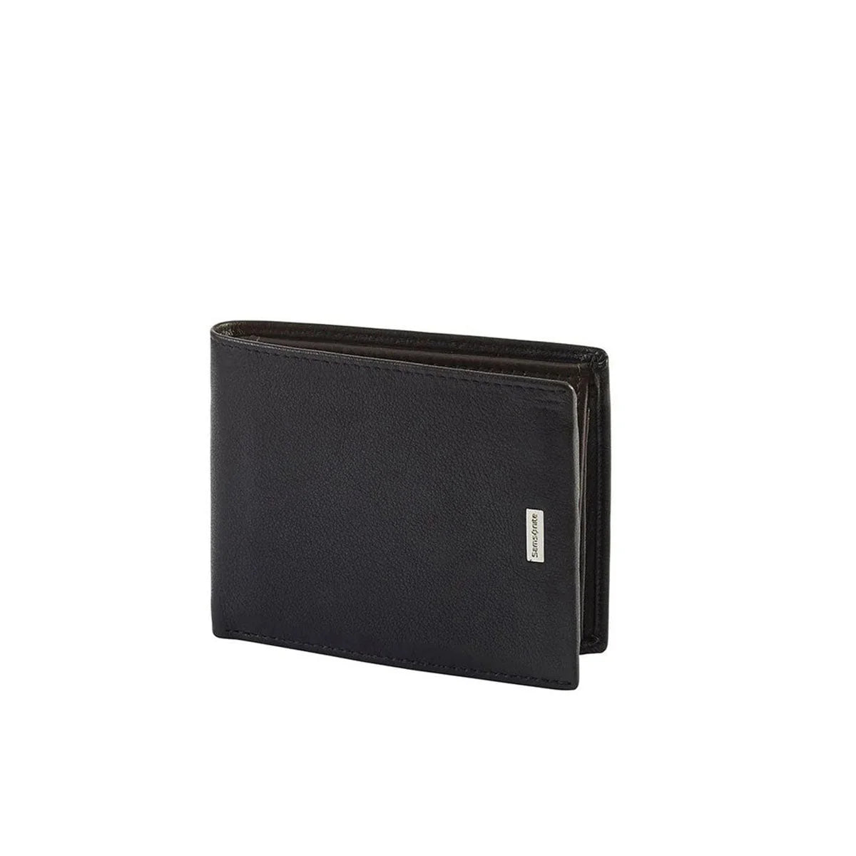 Samsonite NYX 3 SLG 039 Men's Slim Leather Bifold Wallet - Black