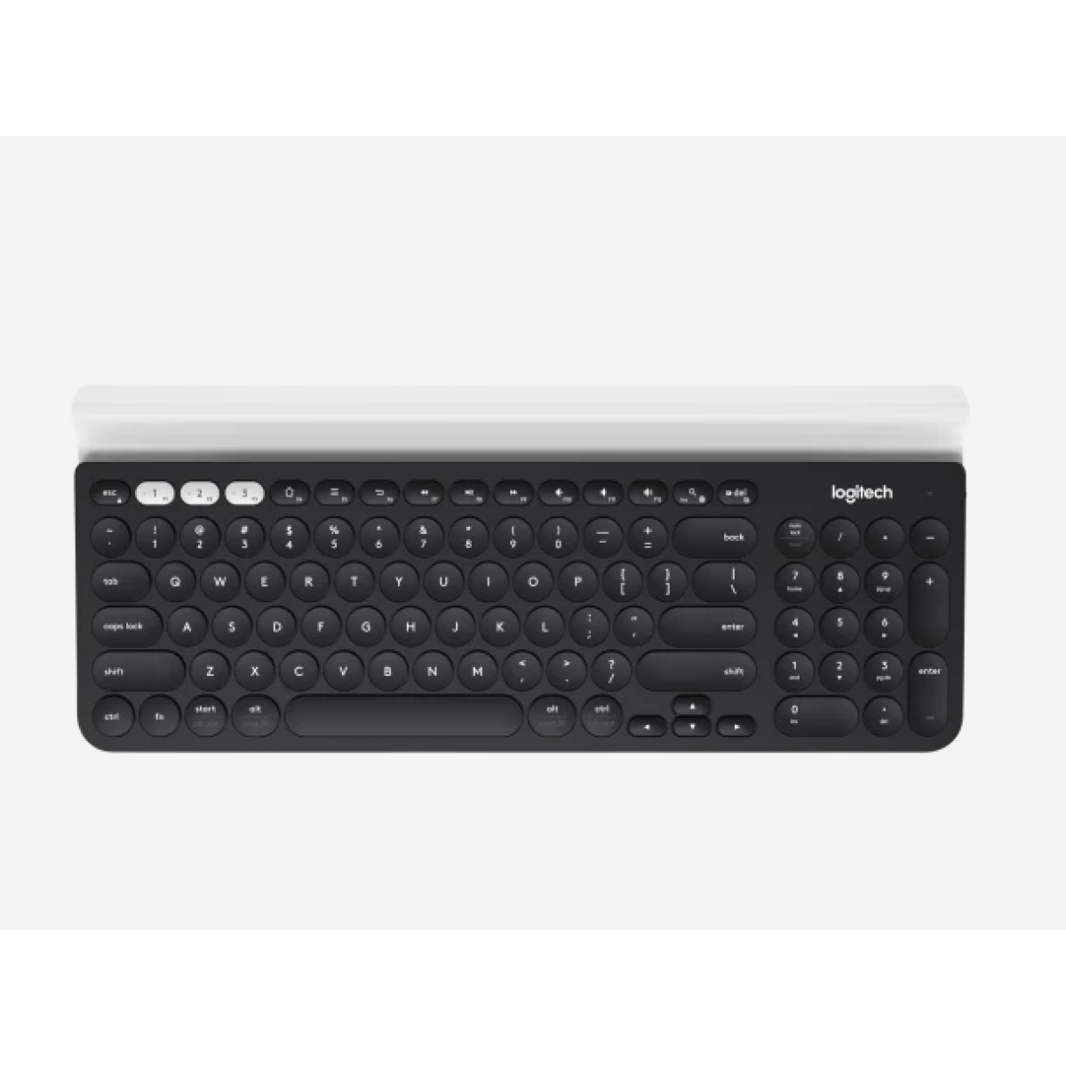 Logitech K780 Multi-Device Wireless Keyboard for Computer, Phone and Tablet, Windows, Mac – FLOW Cross-Computer Control Compatible - Speckles Arabic / English