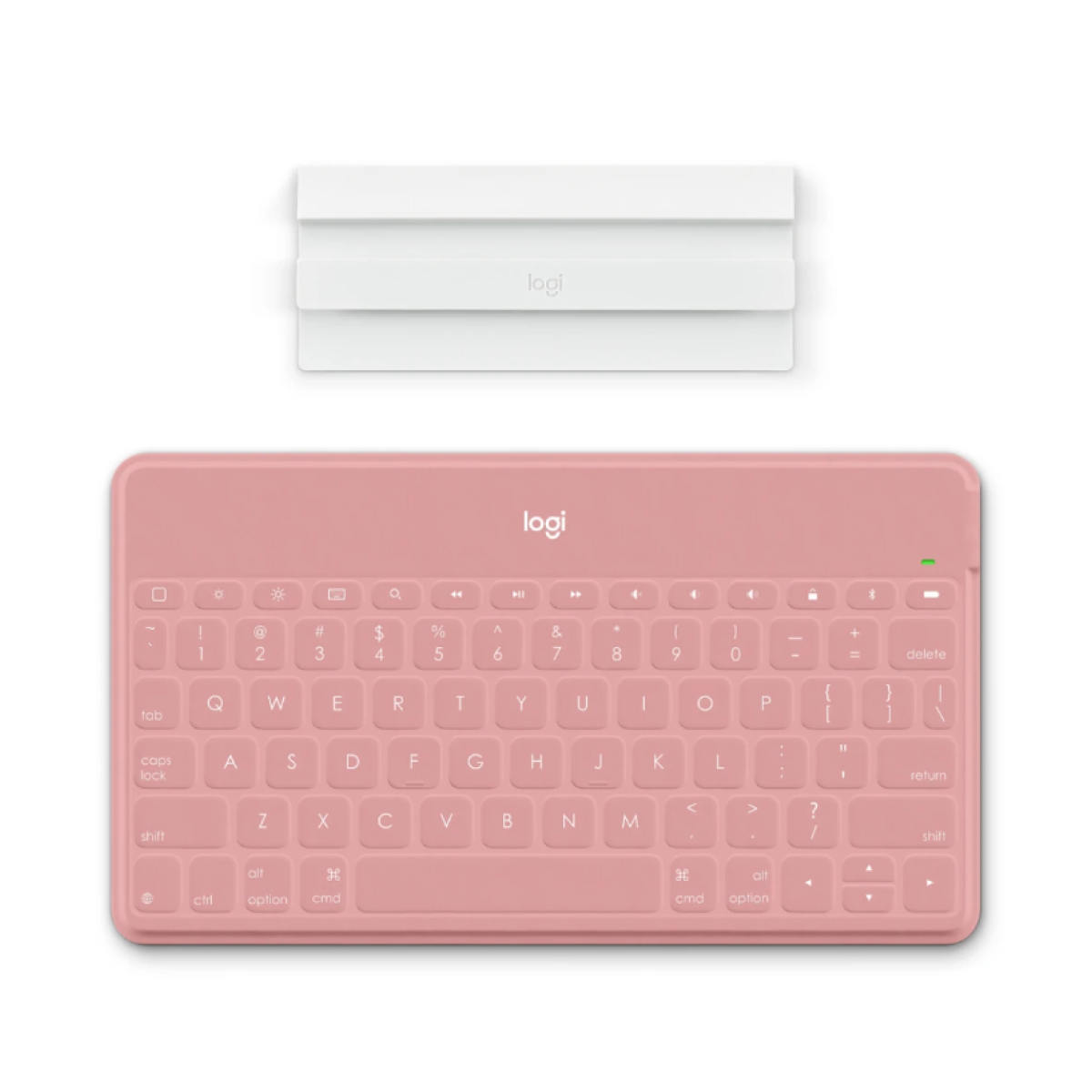 Logitech Keys-To-Go Wireless Bluetooth Standing Keyboard - Pink