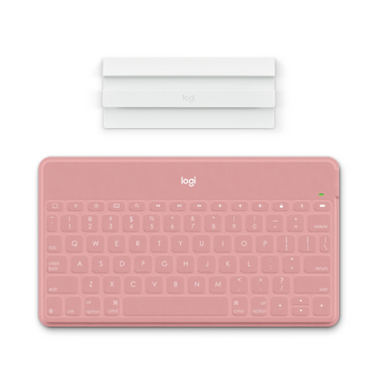 Logitech Keys-To-Go Wireless Bluetooth Standing Keyboard - Pink