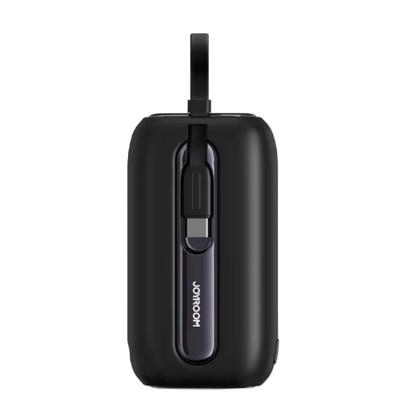 Joyroom JR-L012/013 Colorful Series mini Power Bank with Dual Cables 10000mAh 18 Month Warranty (Black)
