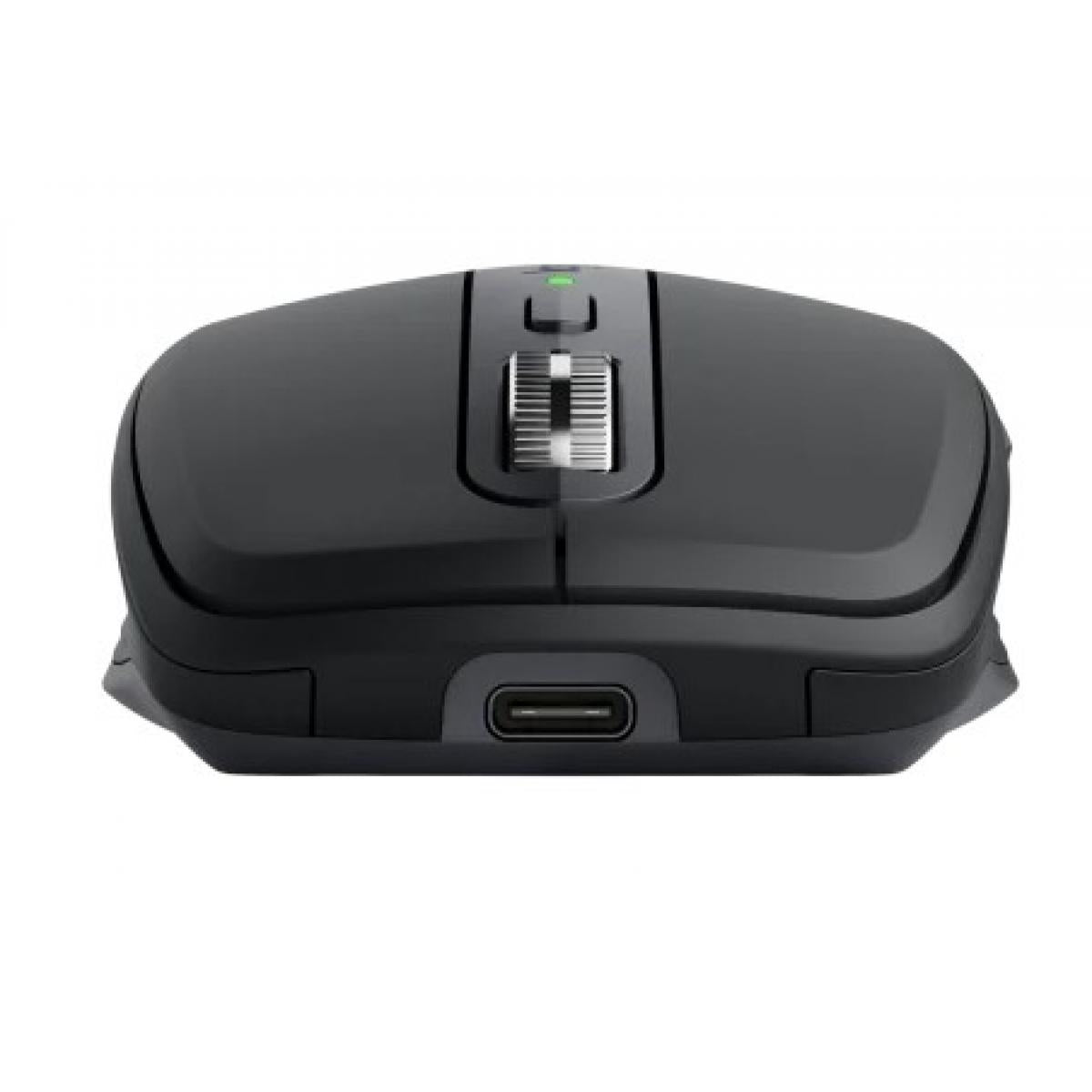 Logitech MX Anywhere 3s Compact Performance Re-chargeable Mouse, Wireless, Fast Scroll, Any Surface, Portable, 4000DPI, Customizable Buttons, USB-C Bluetooth - Pale Grey