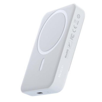 MCDODO MC4260 AMBILIGHT SERIES 20W MAGNETIC WIRELESS CHARGING 10000MAH POWER BANK - WHITE - 18 Months Warranty