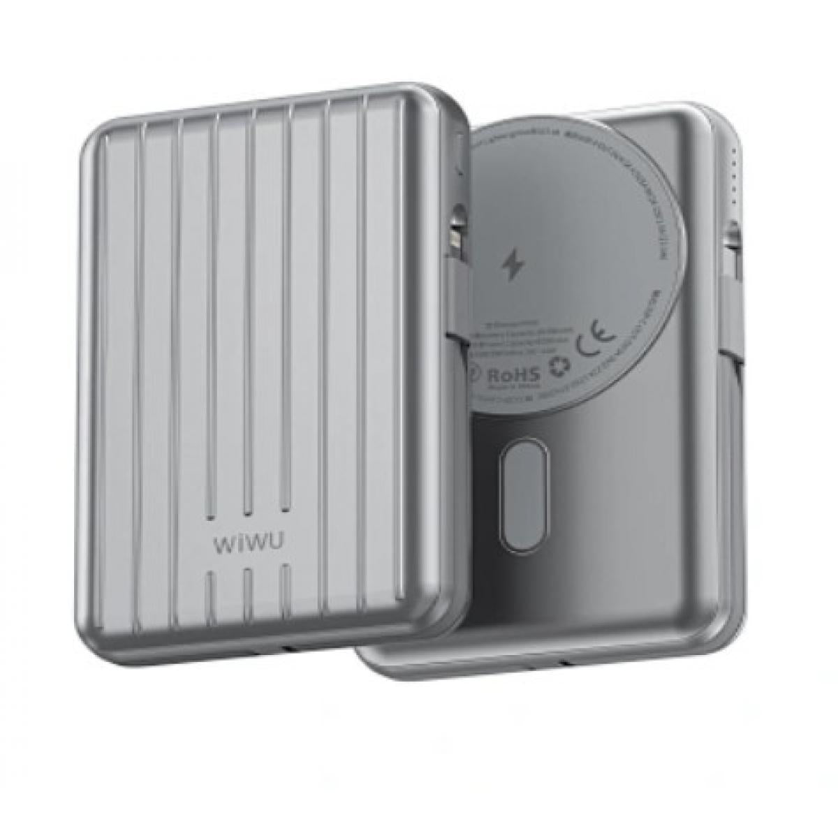 WiWU Truck series 10000mAh Strong Magnetic Wireless Power Bank Portable Wilreless Fast Charging for iPhone