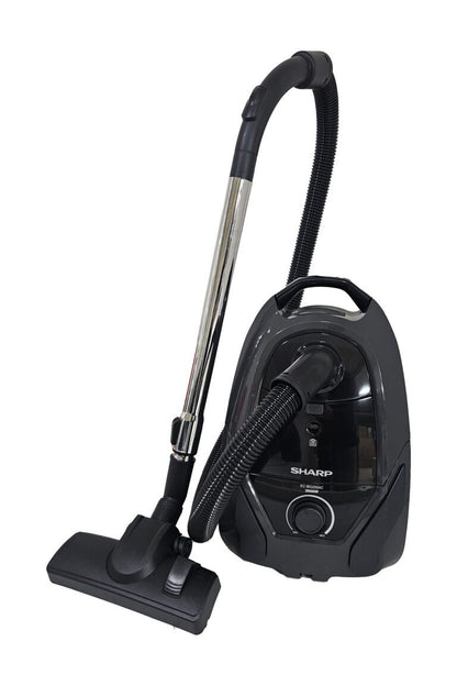 SHARP Bagged Canister Vacuum Cleaner 1800W Washable Dust Bag HEPA Filter Black – EC-BG1804C-BZ