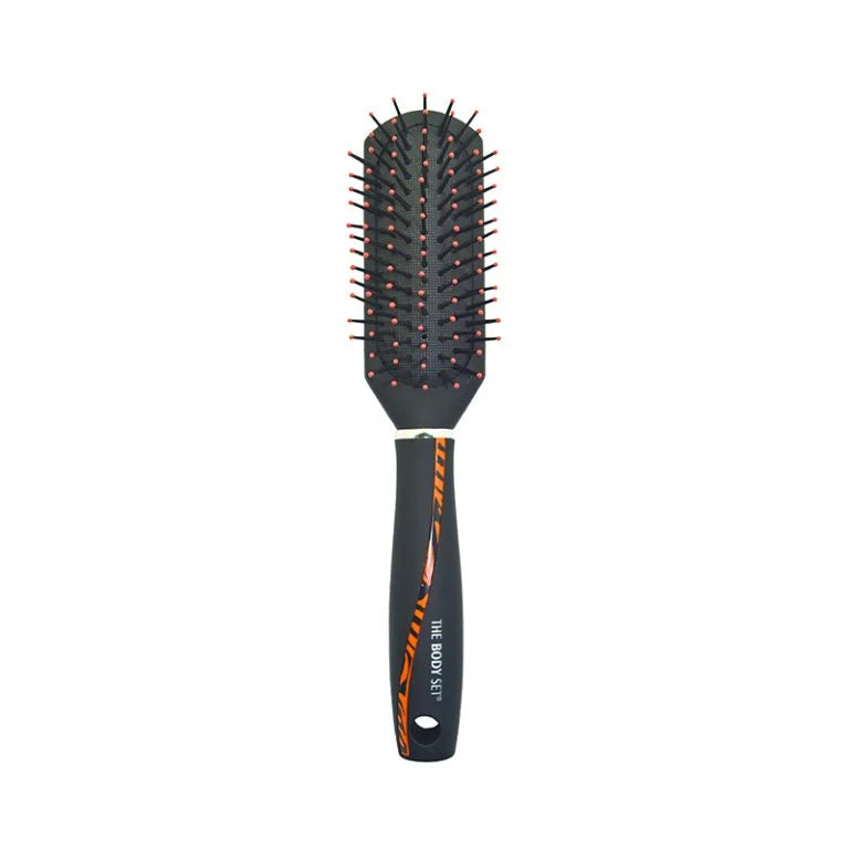 Optimal The Body Set Hair Brush With Rubber Coating