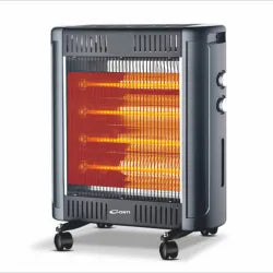 CONTI HALOGEN ELECTRIC HEATER - BLACK