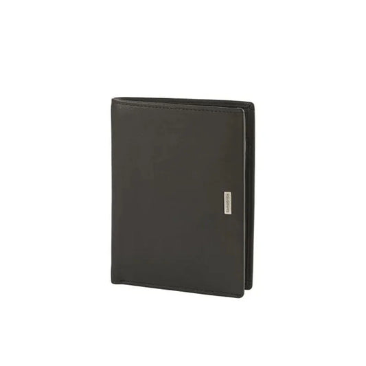 Samsonite NYX 3 SLG Leather Bifold Wallet - Black