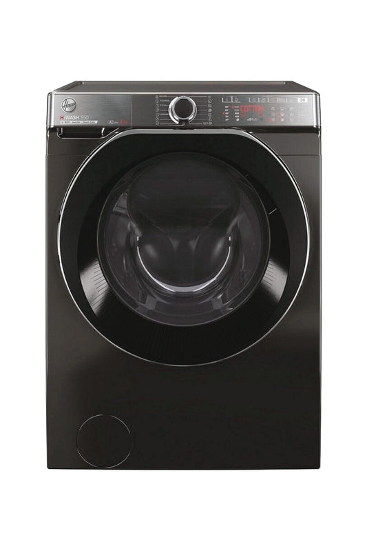 Hoover Washing Machine 8 KG 1600 RPM Chrome Door Black Color