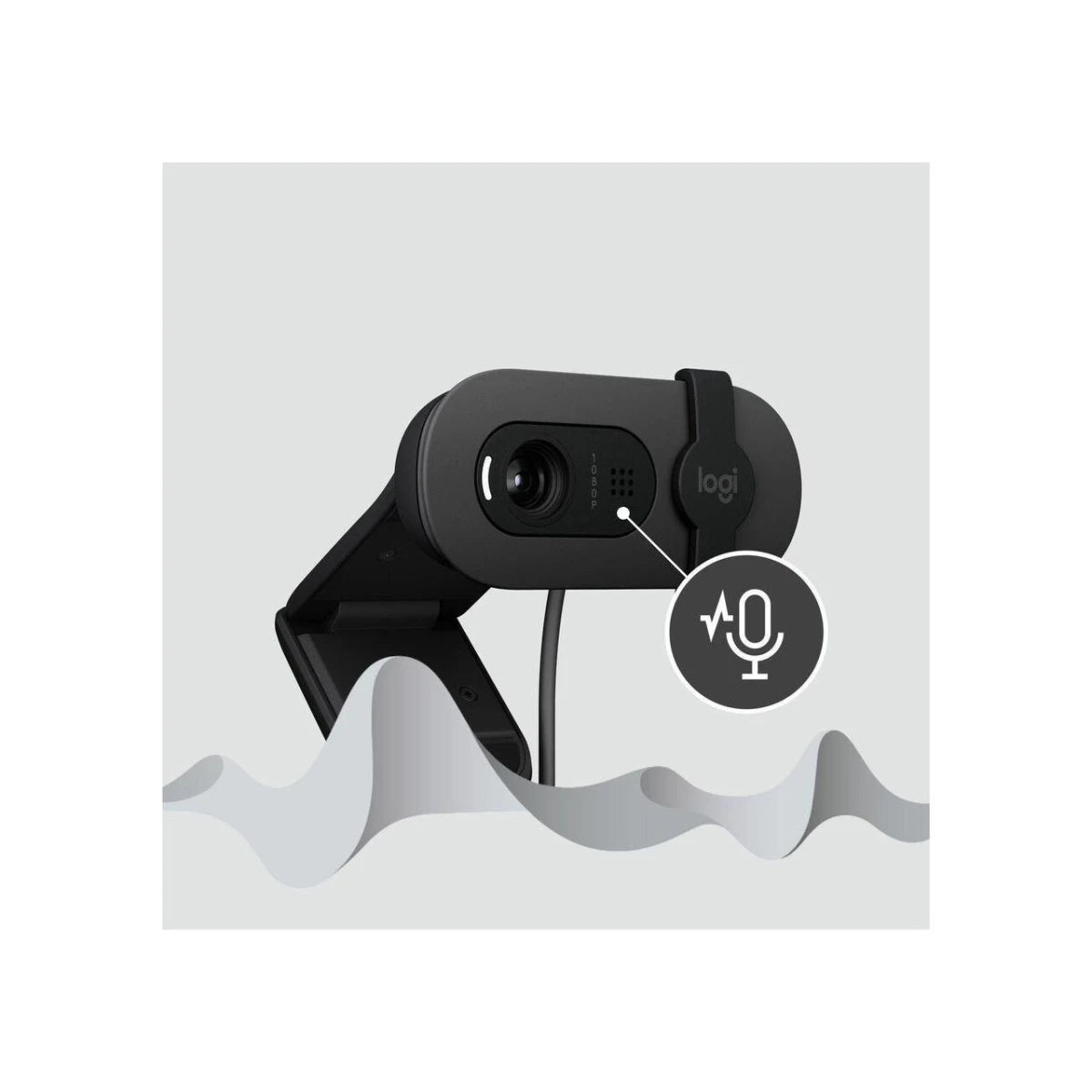 Logitech Brio 100 Full HD USB Webcam - Graphite
