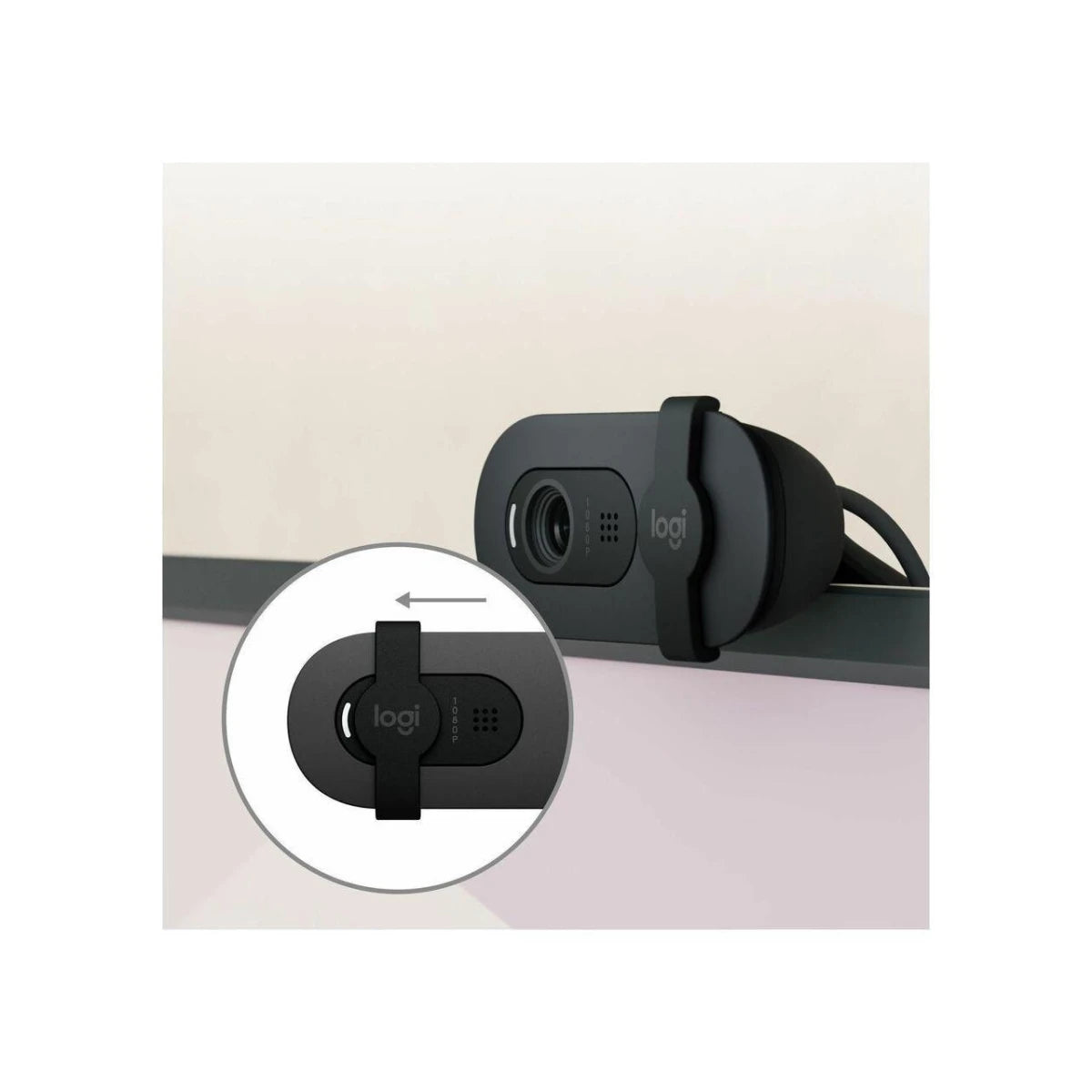 Logitech Brio 100 Full HD USB Webcam - Graphite