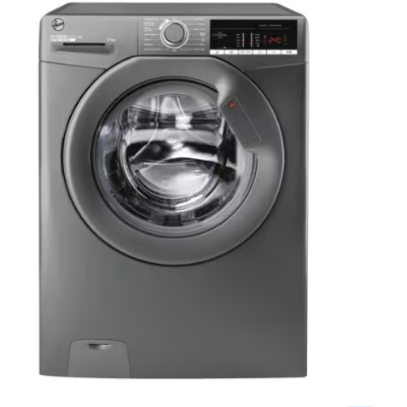 HOOVER Front Load Washing Machine 9Kg 16 Programs A+ - Silver H3W 49TGGE-80
