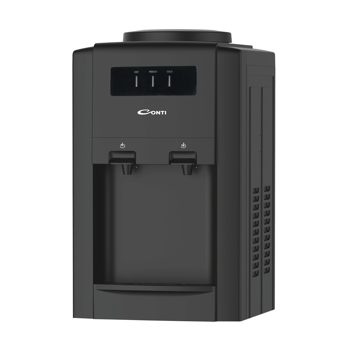Conti Table Water Dispenser 2 Taps - Black