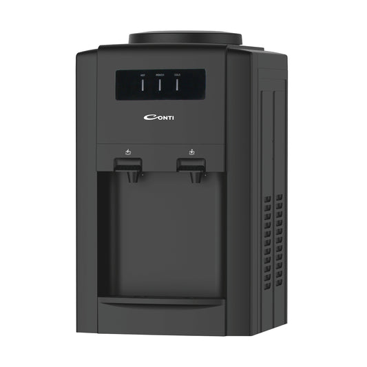 Conti Table Water Dispenser 2 Taps - Black