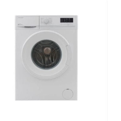 SHARP Front Load Washing Machine 7 KG 15 Programs A+ - Black, White