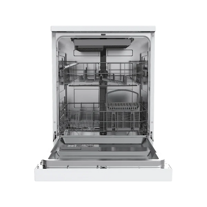 Midea Free Standing Dishwasher - 14 Place - 5 Programs - 3 sprays - White - (WQP14-5201C(W))