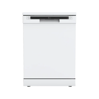 Midea Free Standing Dishwasher - 14 Place - 5 Programs - 3 sprays - White - (WQP14-5201C(W))