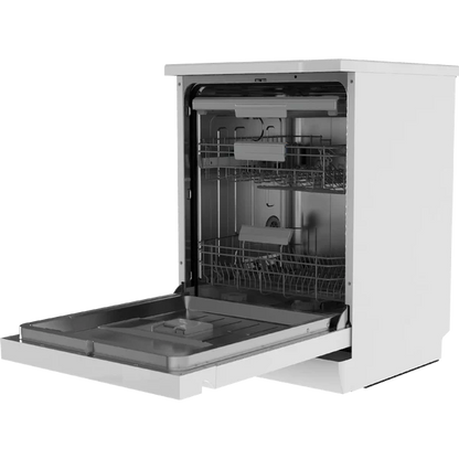 Midea Dish Washer - 14 Sets - 8 Programs - 3 baskets - White - (WQP14-W7633CW)