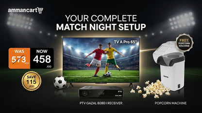 Xiaomi TV A Pro 65 & Gazal 8080 & Geepas Popcorn Maker 1200W