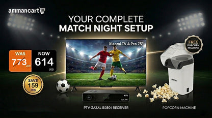 Xiaomi TV A Pro 75 & Gazal 8080 & Geepas Popcorn Maker 1200W