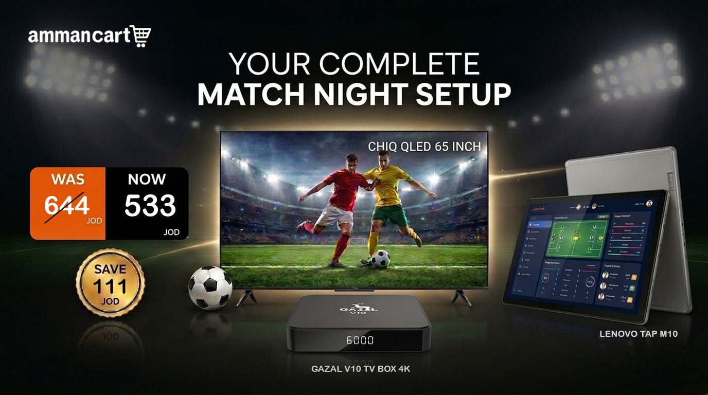 CHIQ QLED 65 & Gazal V10 TV Box 4K & Lenovo Tab M10