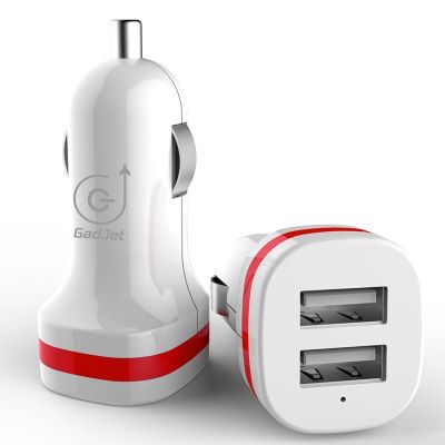 Car Charger 2 USB 2.4A + Cable