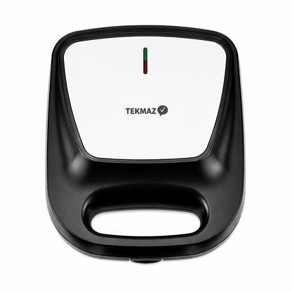 TEKMAZ Sandwich Maker – (1400W, 3-in-1, Black)