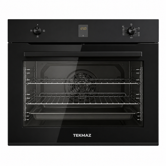 TEKMAZ Built-in Gas Oven – (90×60 cm, Black)