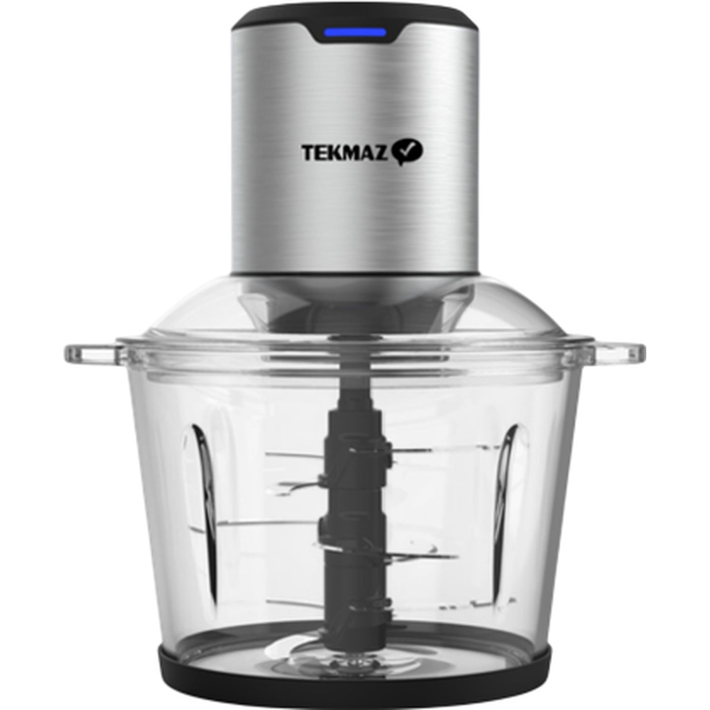 TEKMAZ Electric Food Chopper – (1000W, 3L, Glass &amp; Stainless Steel)