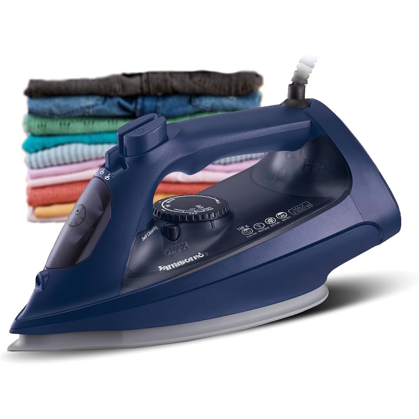 Panasonic Steam Iron Powerful 2600W Performance (NI-U750ATV)