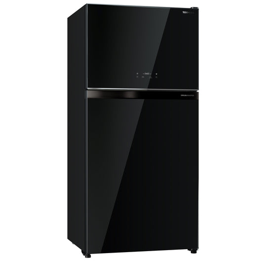 Toshiba 660L 2 Door Inverter Refrigerator - Black Glass (GR-RT735WE(XK))