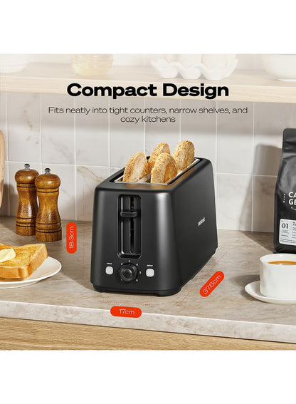 4-Slice Essentials Slim Toaster 1450 W TS240ME black