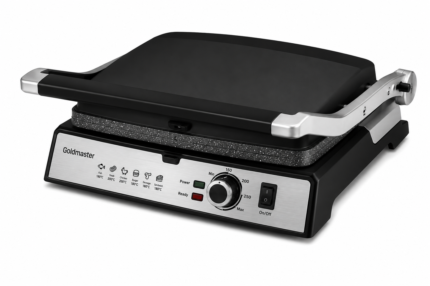 Goldmaster Electric Grill 2000W - Black - GM-7450S