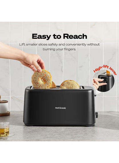 4-Slice Essentials Slim Toaster 1450 W TS240ME black