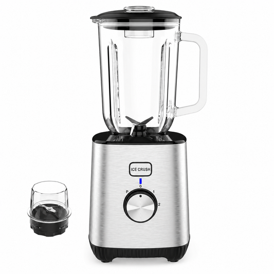 TEKMAZ Blender with Grinder – (1800W, 1.5L, Stainless Steel)