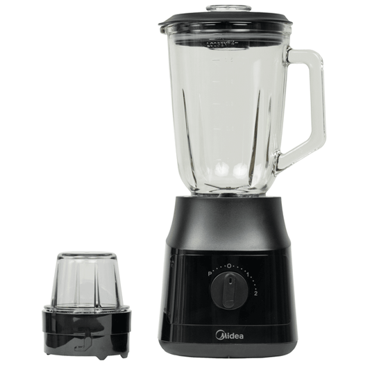 Midea Blender With Grinders - 1.5L Glass Jar - (BL-6014W4-2)
