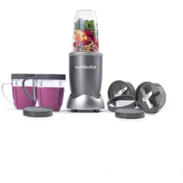 NUTRIBULLET Personal Blender 600 Watt 12 Pieces - Black NBR-1212M (NBR-1212M)
